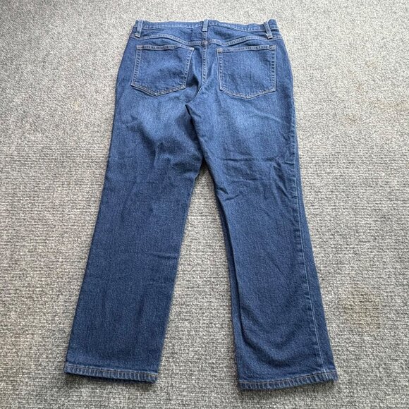 J.Crew Jeans Womens‎ 31 Blue 25.5L Whiskers Essential Straight Denim causal - Picture 7 of 12